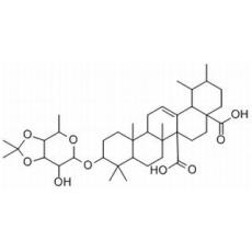 (3BETA)-3-[[6-去氧-3,4-O-(1-甲基亞乙基)-BETA-D-吡喃半乳糖基]氧基]烏蘇-12-烯-27,28-二酸