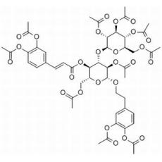 (E)-2-[3,4-雙(乙酰氧基)苯基]乙基 3-O-(2,3,4,6-四-O-乙?；?BETA-D-吡喃葡萄糖基)-BETA-D-葡萄糖苷 2,6-二乙酸酯 4-[3-[3,4-雙(乙酰氧基)苯基]-2-丙烯酸]酯